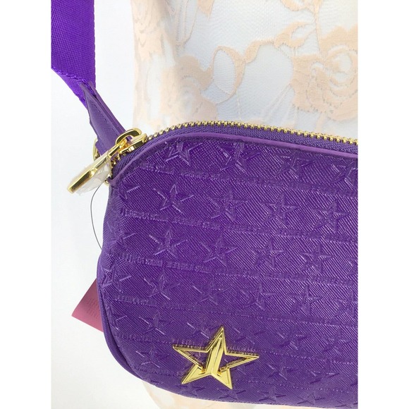 Jeffree Star PURPLE Crossbody or Belts Bag New size 10X7 - Picture 3 of 13